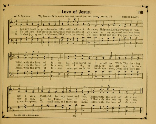 Joyful Lays: a new collection of songs, prepared and adapted for the Sunday School page 104