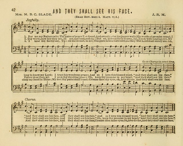 Joyful Songs: a choice collection of new Sunday School music page 42
