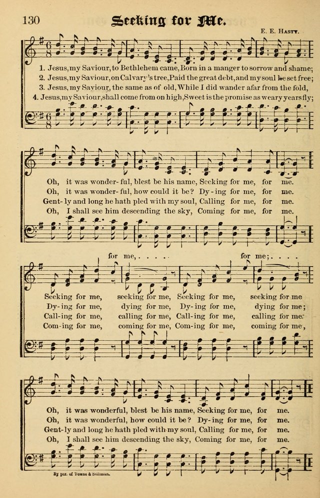 Junior Songs: a collection of sacred hymns and songs; for use in meetings of junior societies, Sunday Schools, etc. page 128