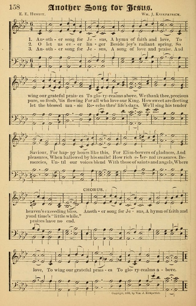 Junior Songs: a collection of sacred hymns and songs; for use in meetings of junior societies, Sunday Schools, etc. page 156
