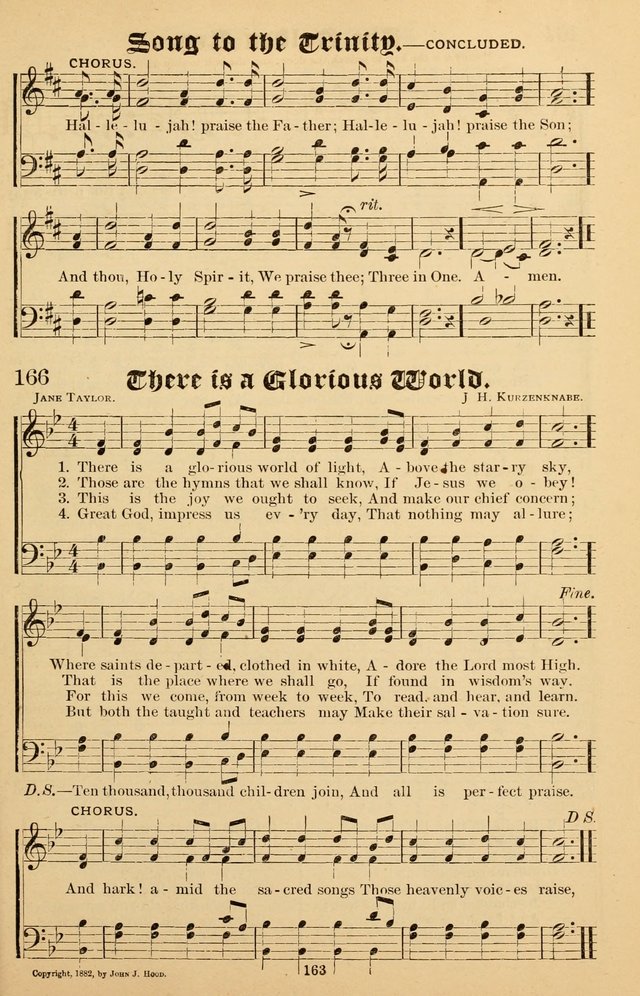 Junior Songs: a collection of sacred hymns and songs; for use in meetings of junior societies, Sunday Schools, etc. page 161