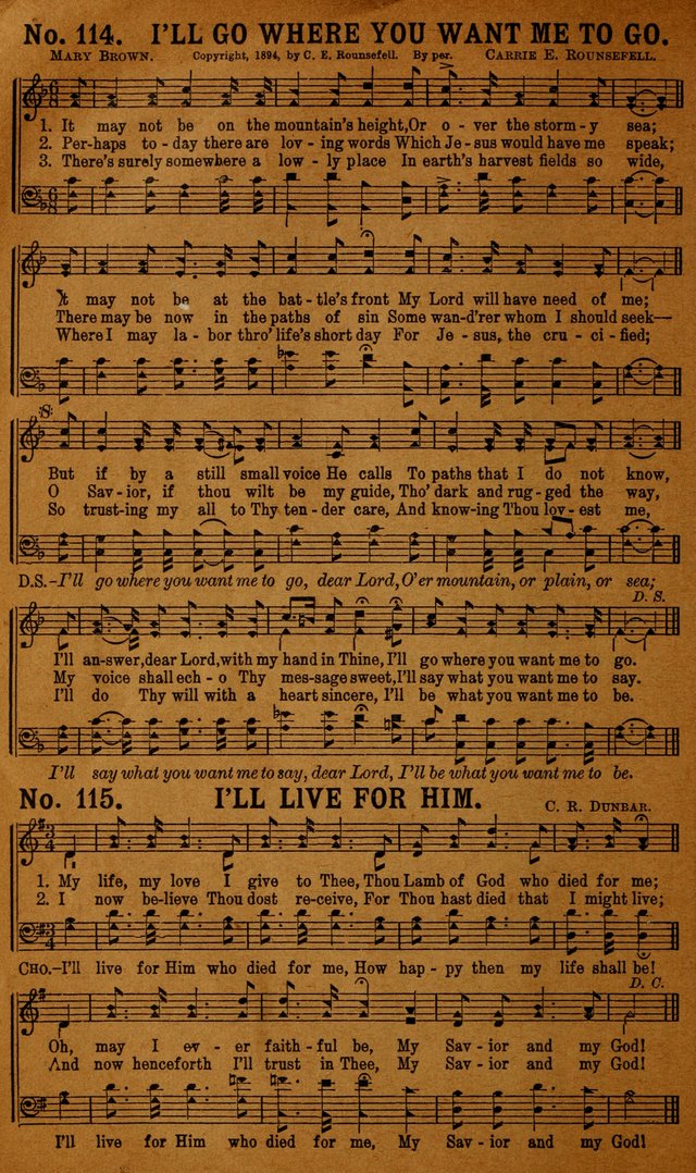 Jewel Songs: suitable for all kinds of religious services page 98