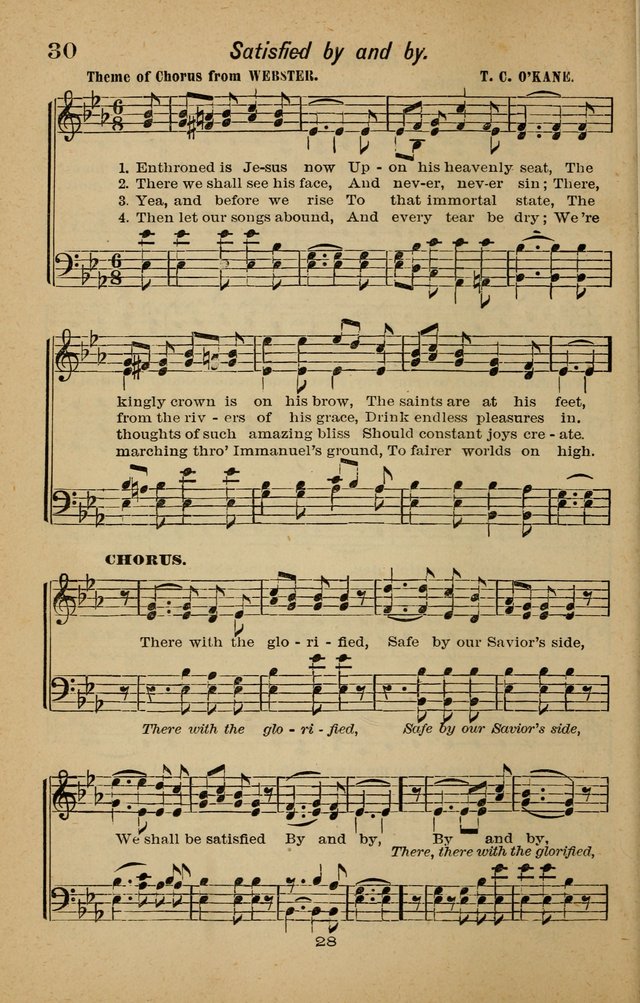 Joy to the World: or, sacred songs for gospel meetings page 28