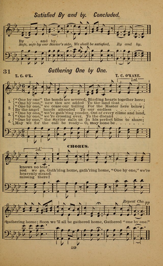 Joy to the World: or, sacred songs for gospel meetings page 29