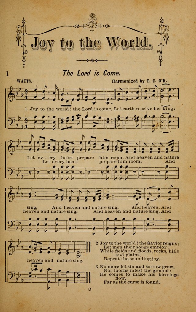Joy to the World: or, sacred songs for gospel meetings page 3