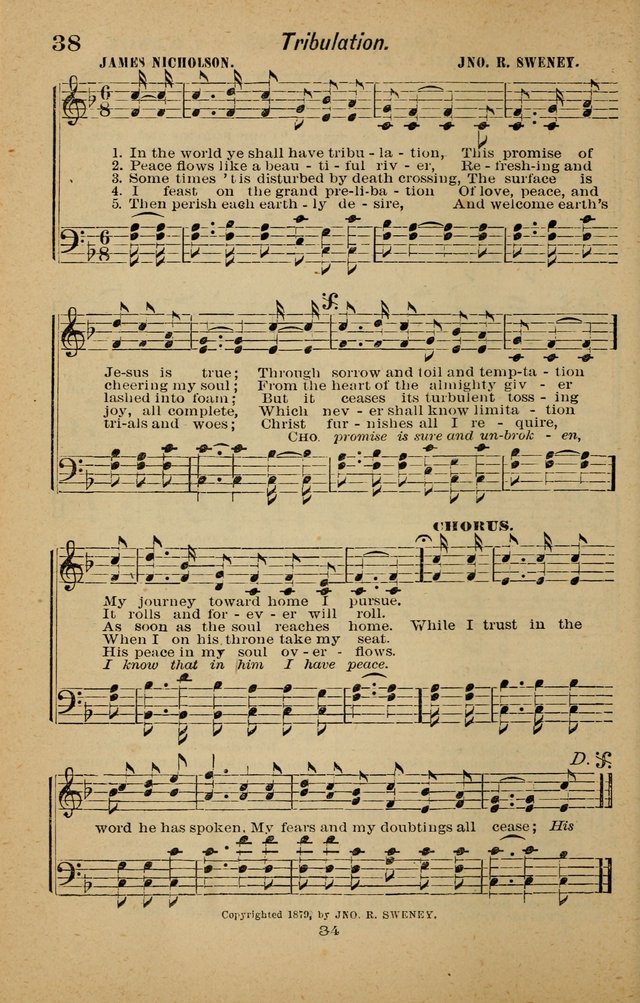 Joy to the World: or, sacred songs for gospel meetings page 34