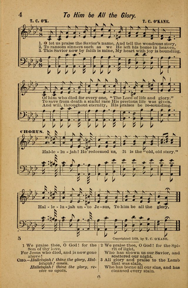 Joy to the World: or, sacred songs for gospel meetings page 6