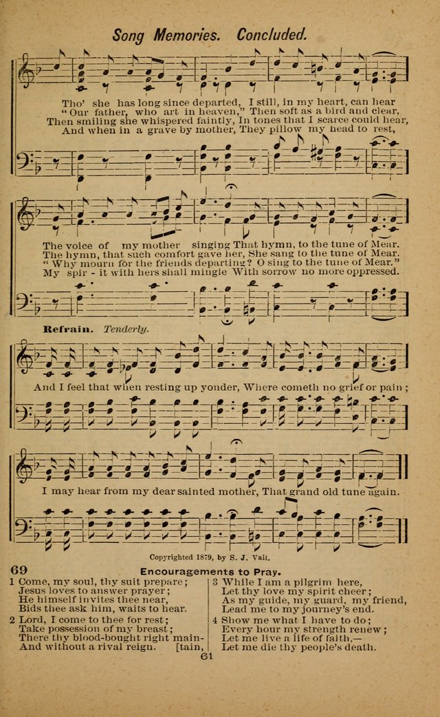 Joy to the World: or, sacred songs for gospel meetings page 61