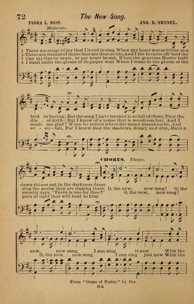 Joy to the World: or, sacred songs for gospel meetings page 64