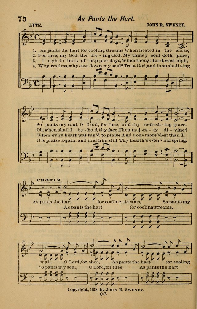 Joy to the World: or, sacred songs for gospel meetings page 66