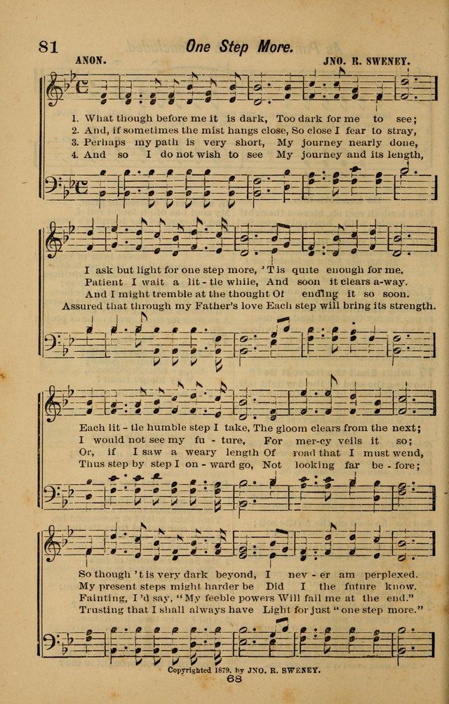 Joy to the World: or, sacred songs for gospel meetings page 68