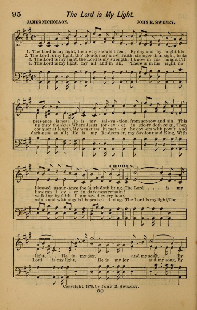 Joy to the World: or, sacred songs for gospel meetings page 80