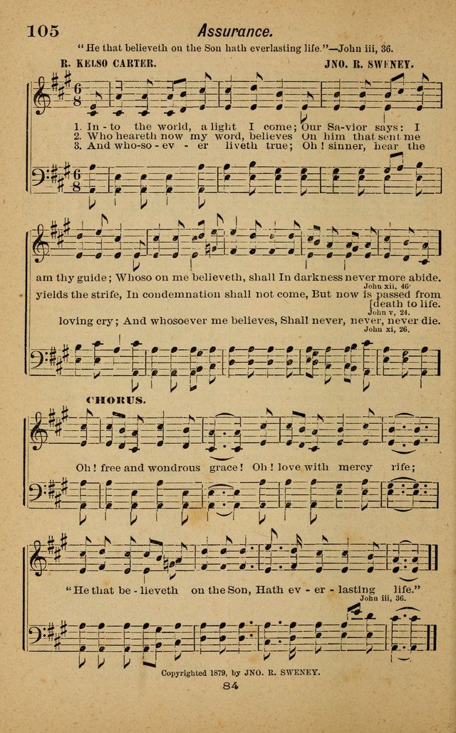 Joy to the World: or, sacred songs for gospel meetings page 84