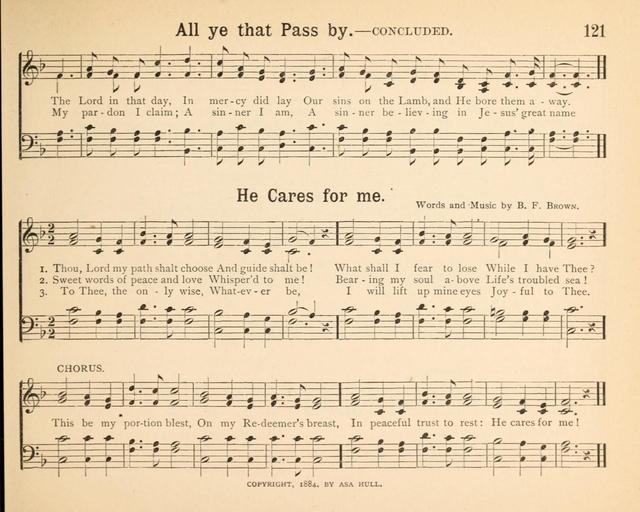 Jewels of Praise: a collection of choice original hymns and tunes suitable for Sunday-Schools, Bible Classes and the Home Circle page 121