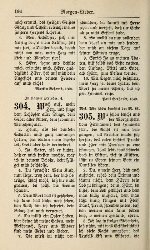 Kirchen-Gesangbuch: für Evangelisch-Lutherische Gemeinden ungeänderter Aubsburgischer Confession page 194