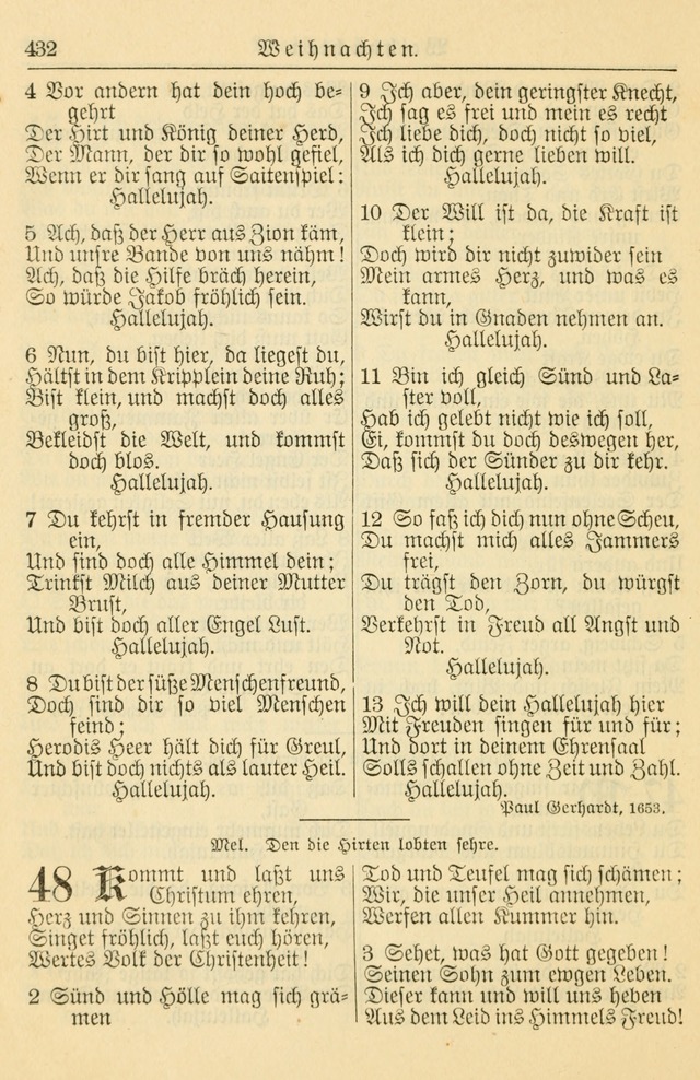 Kirchenbuch für Evangelisch-Lutherische Gemeinden page 432