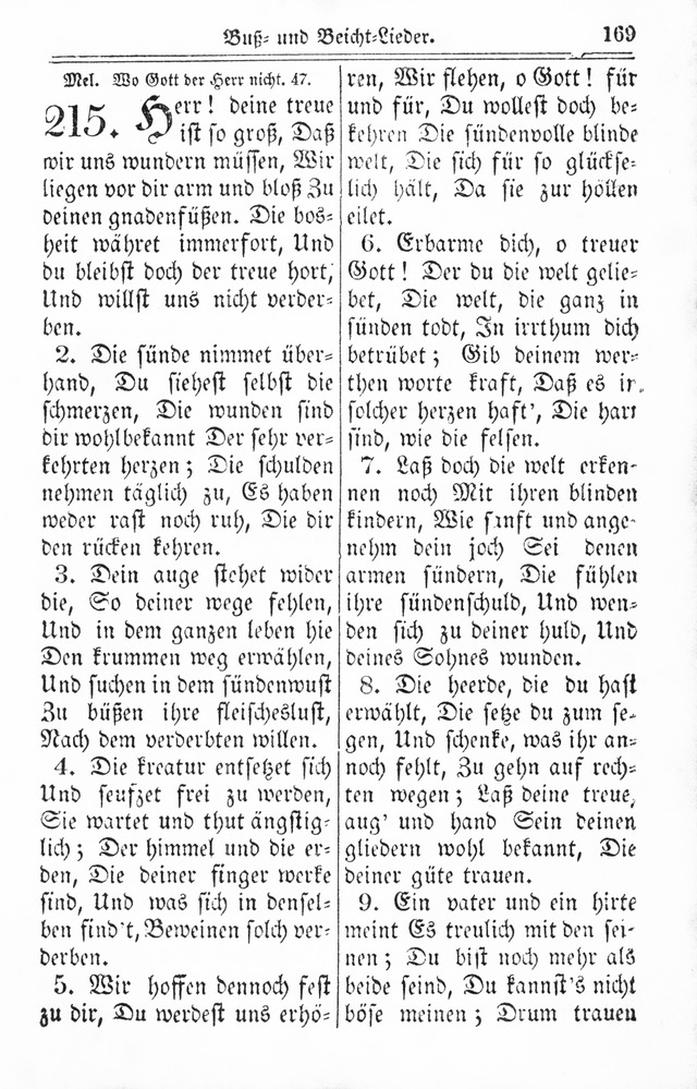 Kirchen-Gesangbuch: für Evangelisch-Lutherische Gemeinden page 169