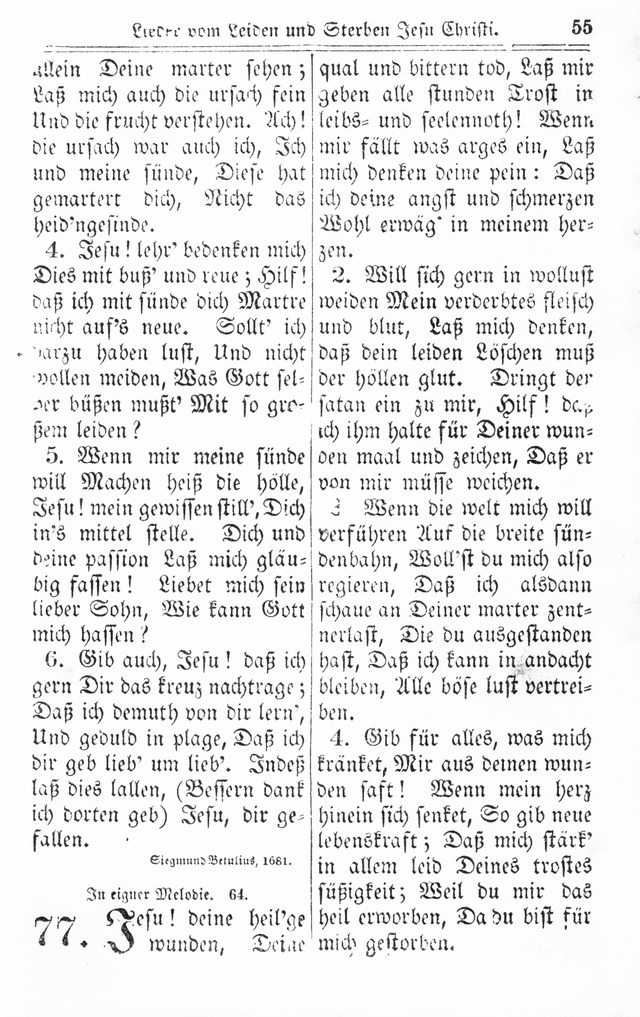 Kirchen-Gesangbuch: für Evangelisch-Lutherische Gemeinden page 55