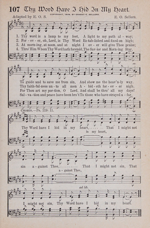 Kingdom Songs: the choicest hymns and gospel songs for all the earth, for general us in church services, Sunday schools, and young people meetings page 112