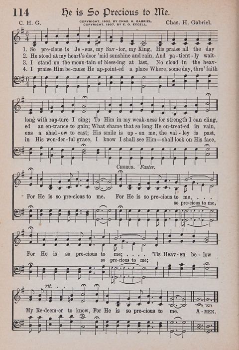 Kingdom Songs: the choicest hymns and gospel songs for all the earth, for general us in church services, Sunday schools, and young people meetings page 119