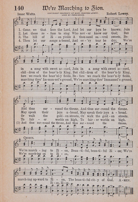 Kingdom Songs: the choicest hymns and gospel songs for all the earth, for general us in church services, Sunday schools, and young people meetings page 145