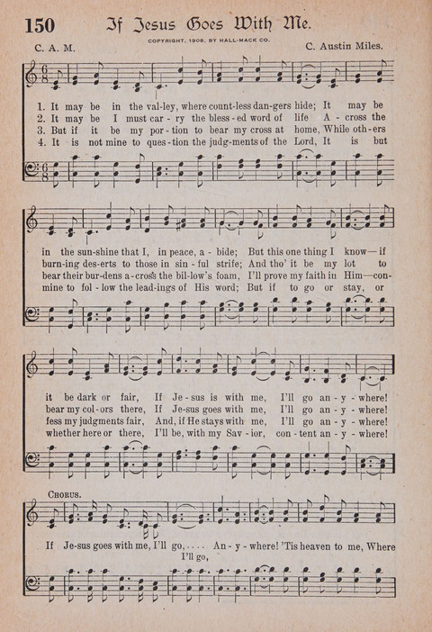 Kingdom Songs: the choicest hymns and gospel songs for all the earth, for general us in church services, Sunday schools, and young people meetings page 155