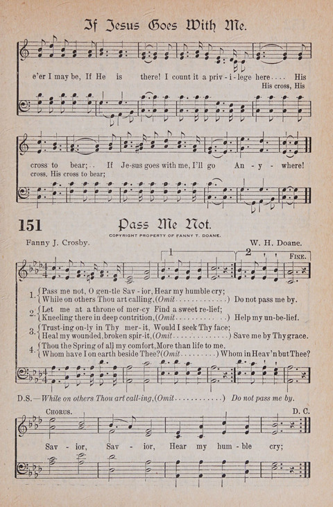 Kingdom Songs: the choicest hymns and gospel songs for all the earth, for general us in church services, Sunday schools, and young people meetings page 156
