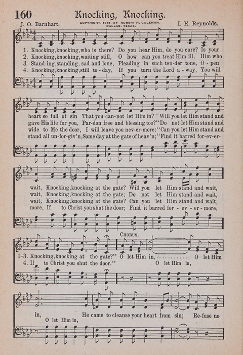 Kingdom Songs: the choicest hymns and gospel songs for all the earth, for general us in church services, Sunday schools, and young people meetings page 165