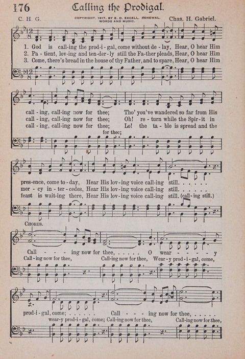 Kingdom Songs: the choicest hymns and gospel songs for all the earth, for general us in church services, Sunday schools, and young people meetings page 181