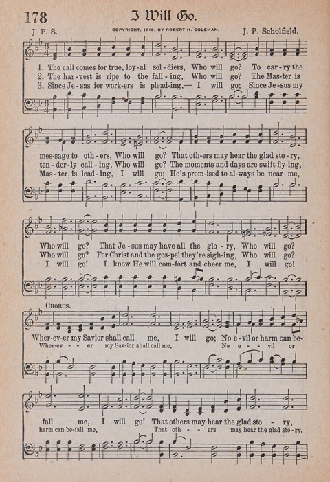 Kingdom Songs: the choicest hymns and gospel songs for all the earth, for general us in church services, Sunday schools, and young people meetings page 183