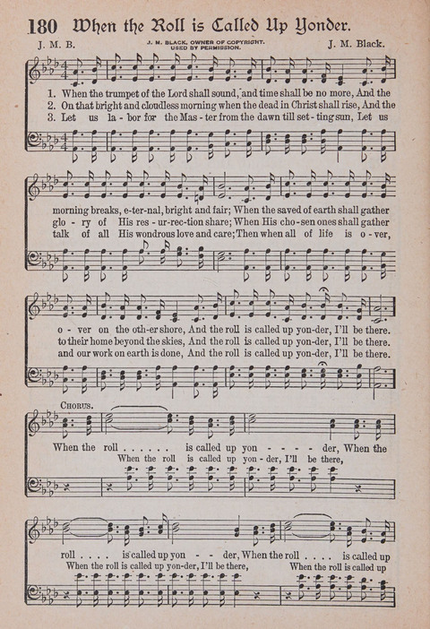 Kingdom Songs: the choicest hymns and gospel songs for all the earth, for general us in church services, Sunday schools, and young people meetings page 185