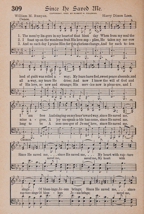 Kingdom Songs: the choicest hymns and gospel songs for all the earth, for general us in church services, Sunday schools, and young people meetings page 289