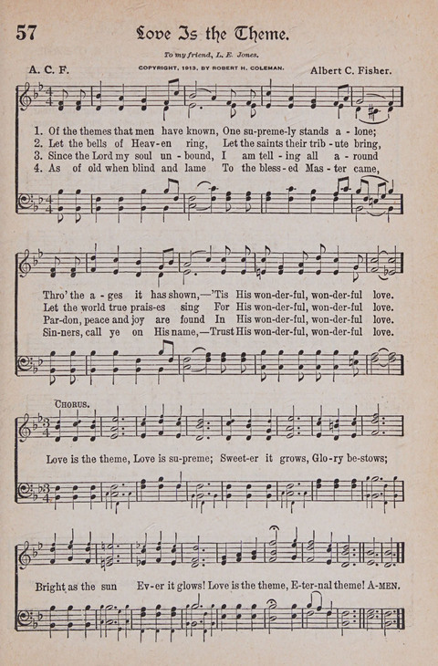 Kingdom Songs: the choicest hymns and gospel songs for all the earth, for general us in church services, Sunday schools, and young people meetings page 62