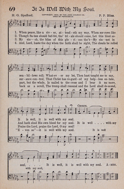 Kingdom Songs: the choicest hymns and gospel songs for all the earth, for general us in church services, Sunday schools, and young people meetings page 74