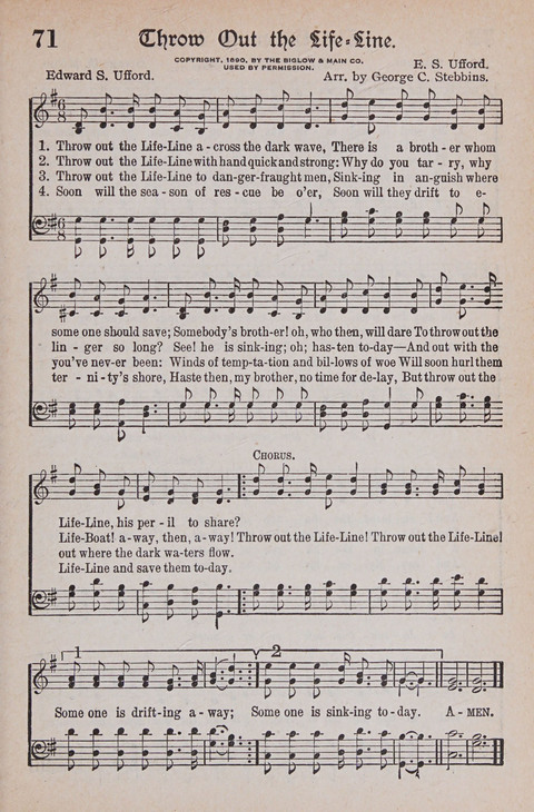 Kingdom Songs: the choicest hymns and gospel songs for all the earth, for general us in church services, Sunday schools, and young people meetings page 76