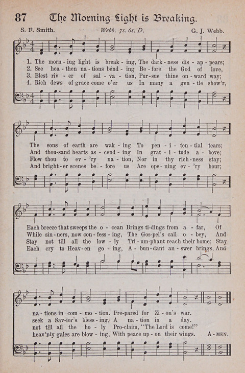 Kingdom Songs: the choicest hymns and gospel songs for all the earth, for general us in church services, Sunday schools, and young people meetings page 92