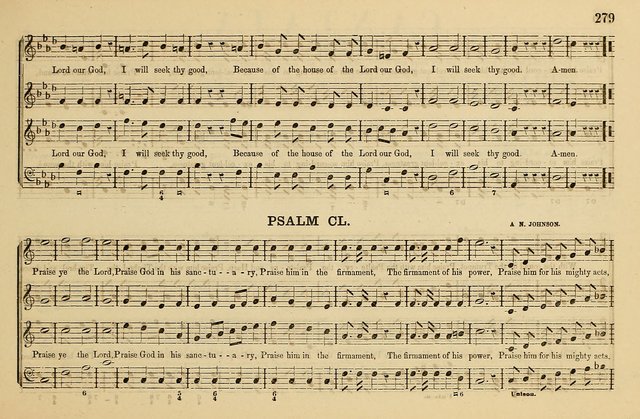 The Key-Stone Collection of Church Music: a complete collection of hymn tunes, anthems, psalms, chants, & c. to which is added the physiological system for training choirs and teaching singing schools page 279