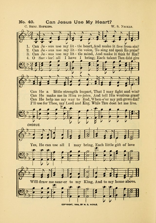 Little Branches: a collection of songs prepared especially for the primary and infant departments of the sunday school page 42