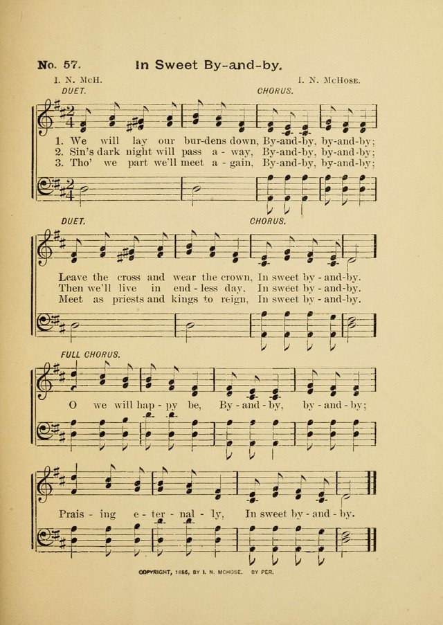 Little Branches: a collection of songs prepared especially for the primary and infant departments of the sunday school page 61