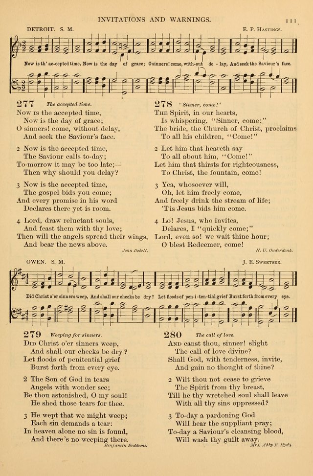 Laudes Domini: a selection of spiritual songs ancient & modern (Abr. ed.) page 111