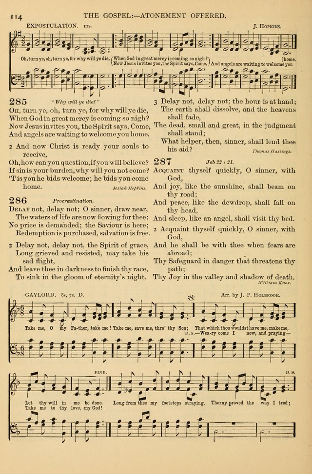 Laudes Domini: a selection of spiritual songs ancient & modern (Abr. ed.) page 114