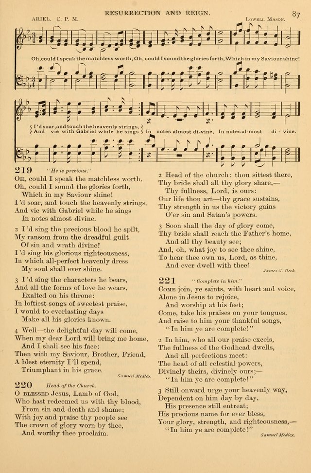 Laudes Domini: a selection of spiritual songs ancient & modern (Abr. ed.) page 87