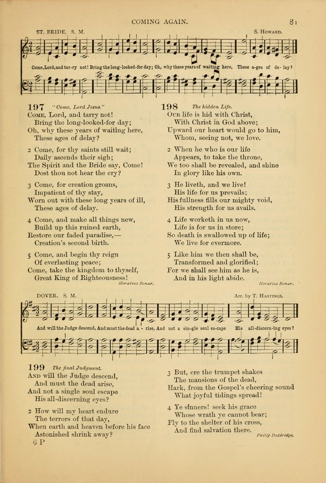 Laudes Domini: a selection of spiritual songs, ancient and modern for use in the prayer-meeting page 167