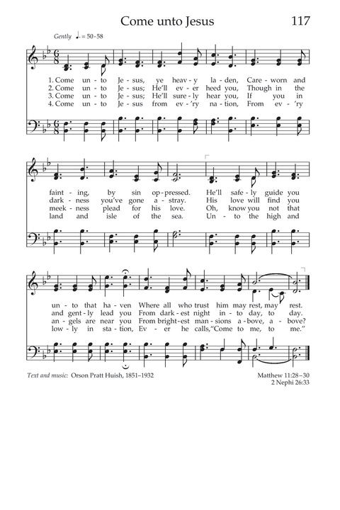 Hymns of the Church of Jesus Christ of Latter-day Saints page 125
