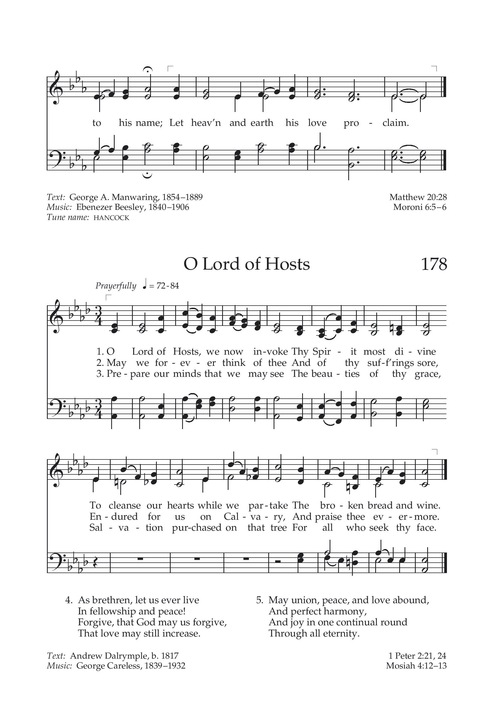 Hymns of the Church of Jesus Christ of Latter-day Saints page 185