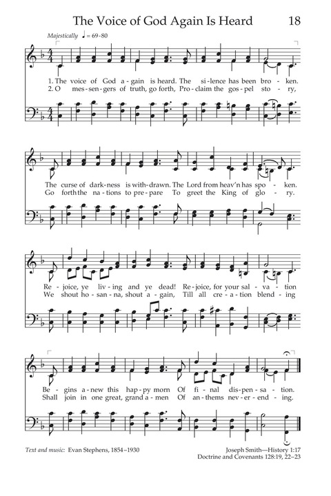 Hymns of the Church of Jesus Christ of Latter-day Saints page 19