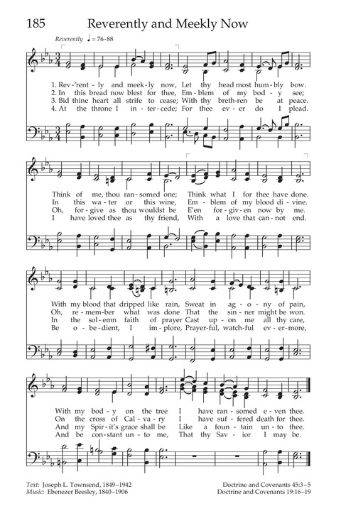 Hymns of the Church of Jesus Christ of Latter-day Saints page 192
