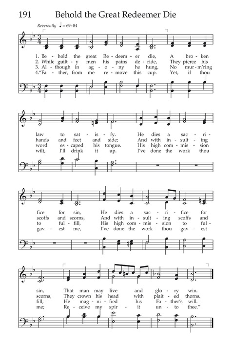Hymns of the Church of Jesus Christ of Latter-day Saints page 198