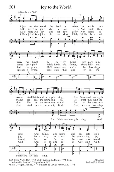 Hymns of the Church of Jesus Christ of Latter-day Saints page 208