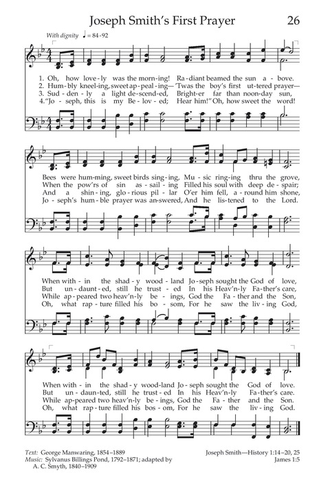 Hymns of the Church of Jesus Christ of Latter-day Saints page 27